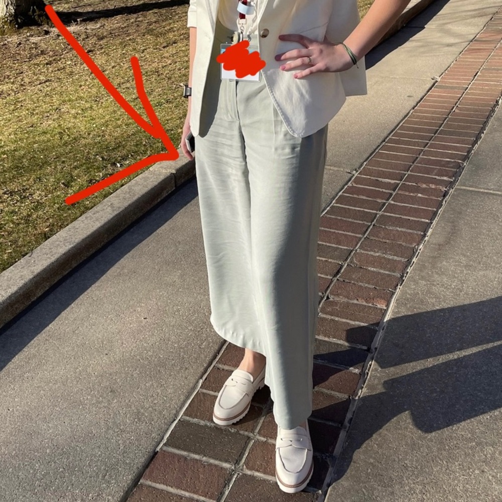 top shop light blue dress pants